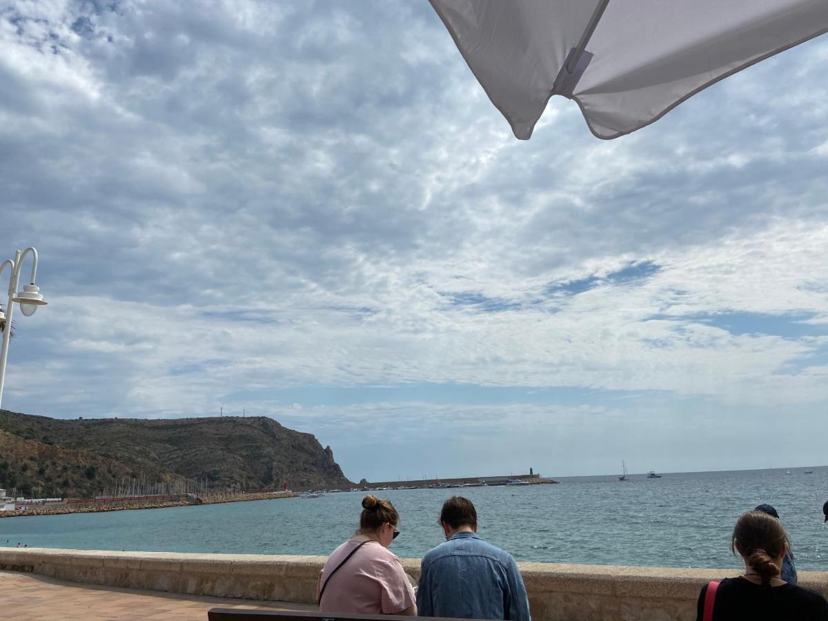 Javea Au Port Vue Mer Devant La Plage Grand Appartement Terrasse Clim Et Wifi المظهر الخارجي الصورة