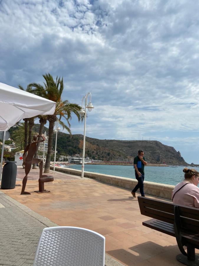 Javea Au Port Vue Mer Devant La Plage Grand Appartement Terrasse Clim Et Wifi المظهر الخارجي الصورة